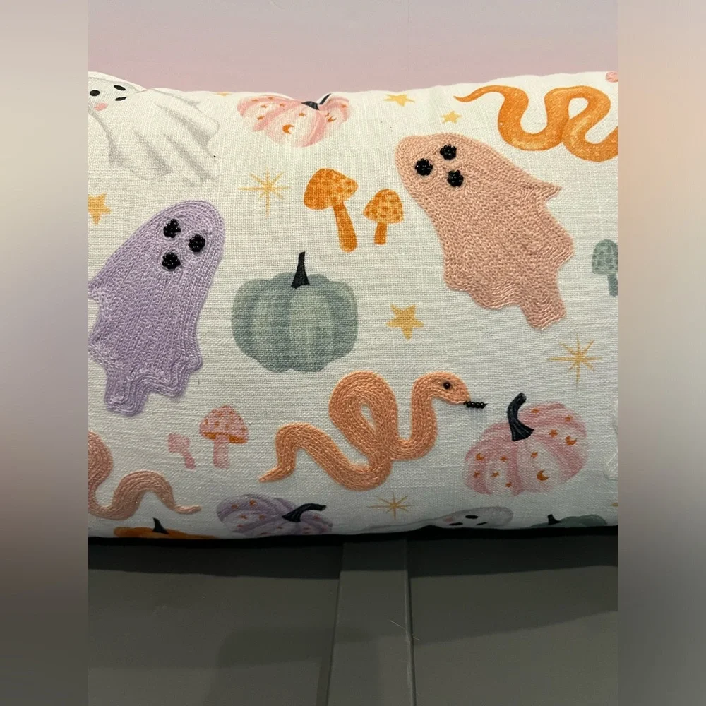 Super Cute Cupcakes and Cashmere Halloween Pillow- NWT